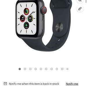 Apple Black Smartwatch with Sleek Design